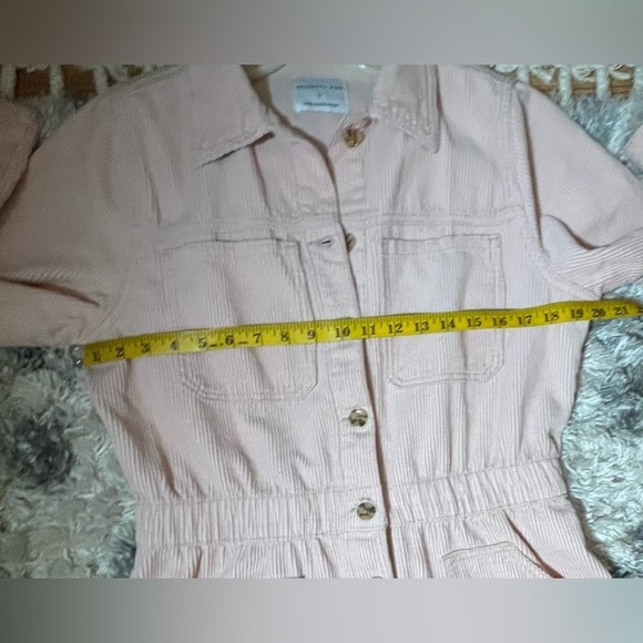 Celebrity Pink Barbie Corduroy doll core Jumpsuit Romper One Piece Sz Large - Picture 6 of 10